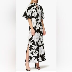 Truth & Fable Women's Keyhole Maxi Evening Dress Side Slits NWT